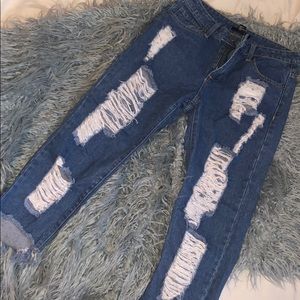 Forever 21 distressed jeans